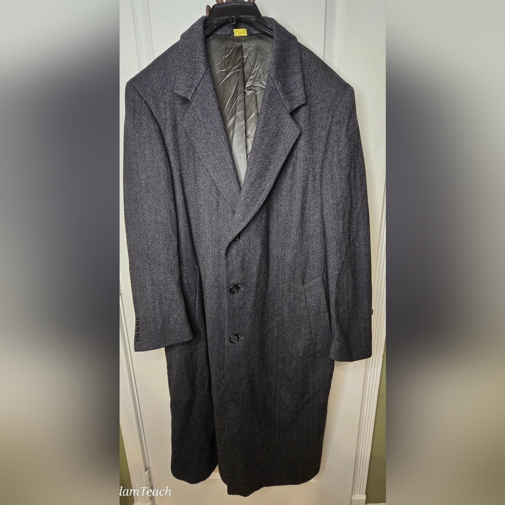Wright & Simon men's Lined Tench Coat Size 44R